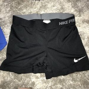 black nike spandex